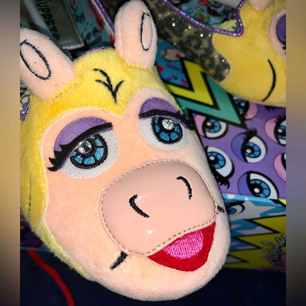 Irregular Choice Disney MUPPETS Miss Piggy Cheetah flat shoes sz 39 EU 8 1/2 US - Picture 9 of 14